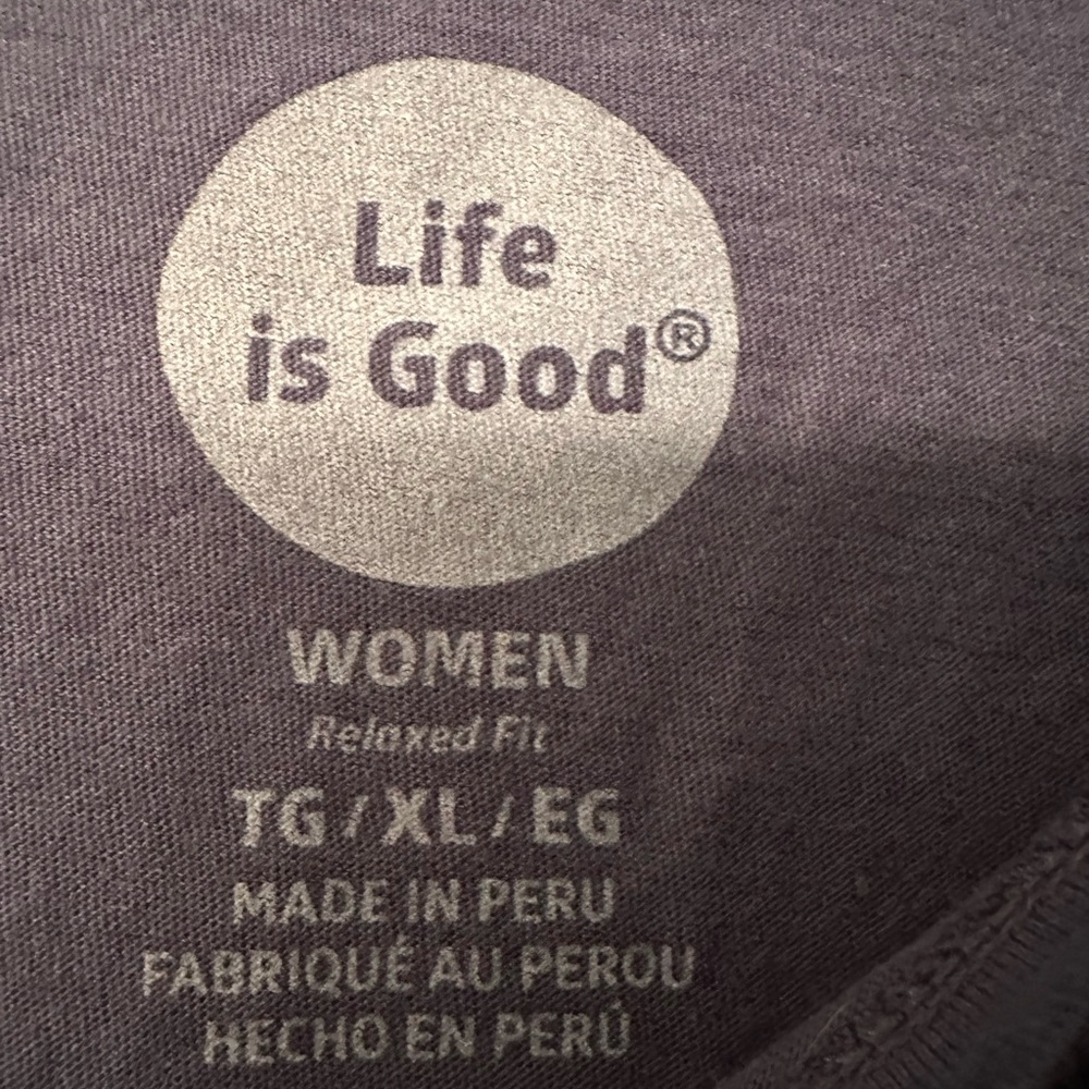 NEW-Life Is Good Navy Graphic Tee - Picture 3 of 5